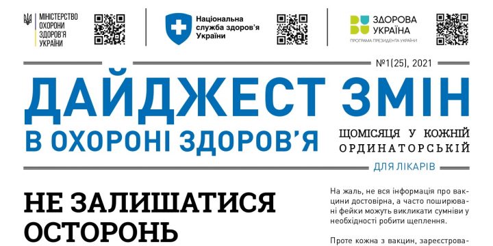 Дайджест змін в охороні здоров’я вересень 2021 року медикам